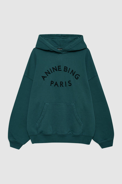 Anine Bing | Harvey Sweatshirt Paris - Dark Teal