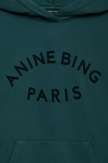 Anine Bing | Harvey Sweatshirt Paris - Dark Teal