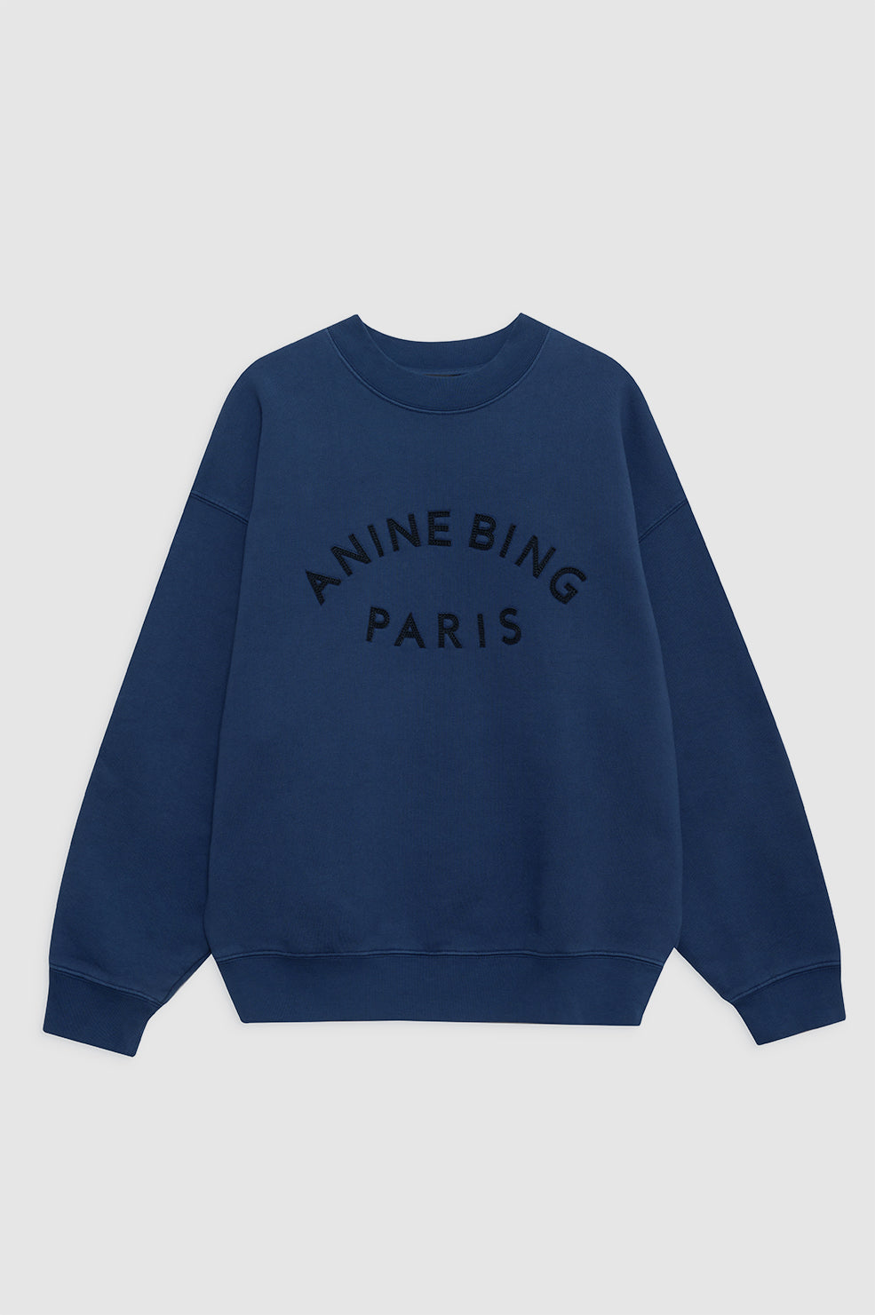 Anine Bing | Jaci Sweatshirt Paris - Washed Navy