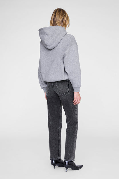 Anine Bing | Jaci Hoodie Letterman - Medium Heather Grey