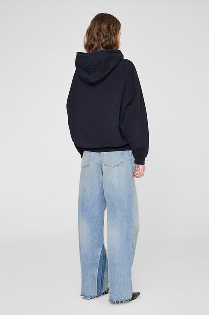 Anine Bing | Jaci Hoodie Letterman - Vintage Black