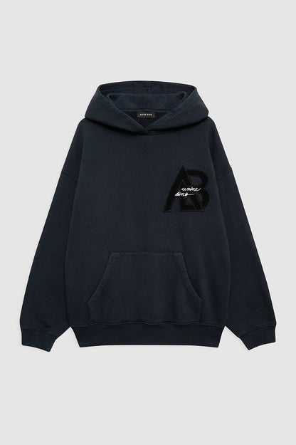 Anine Bing | Jaci Hoodie Letterman - Vintage Black