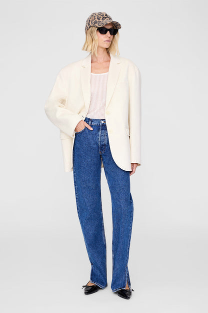 Anine Bing | Jeremy Baseball Cap - Black & Brown Leopard