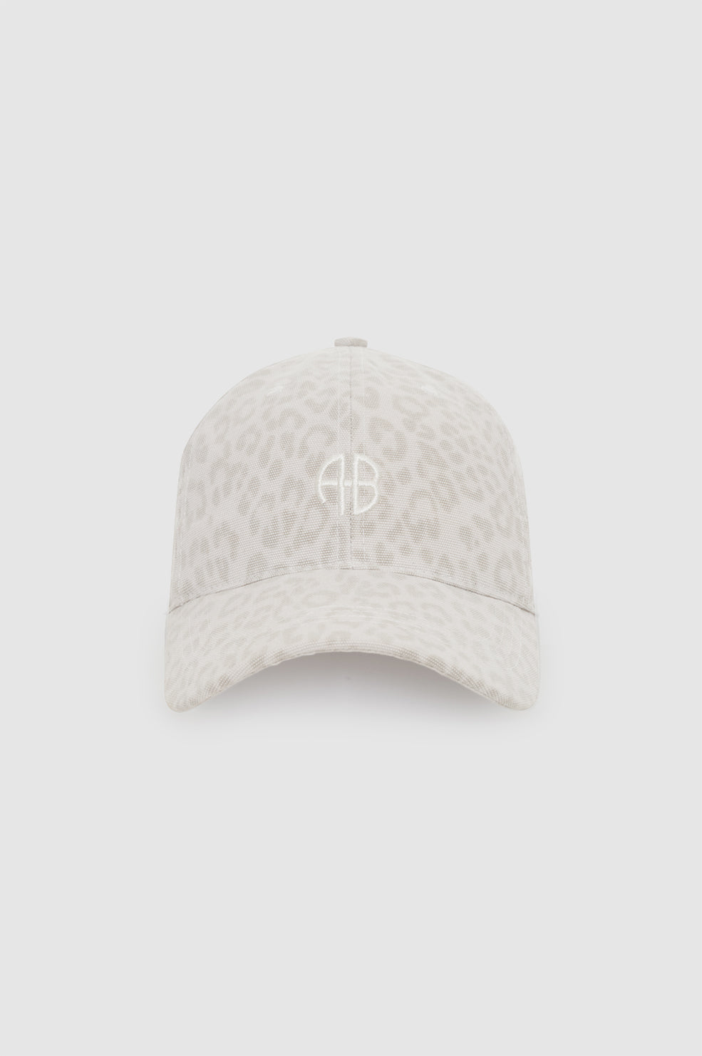 Anine Bing | Jeremy Baseball Cap AB - Washed White Leopard