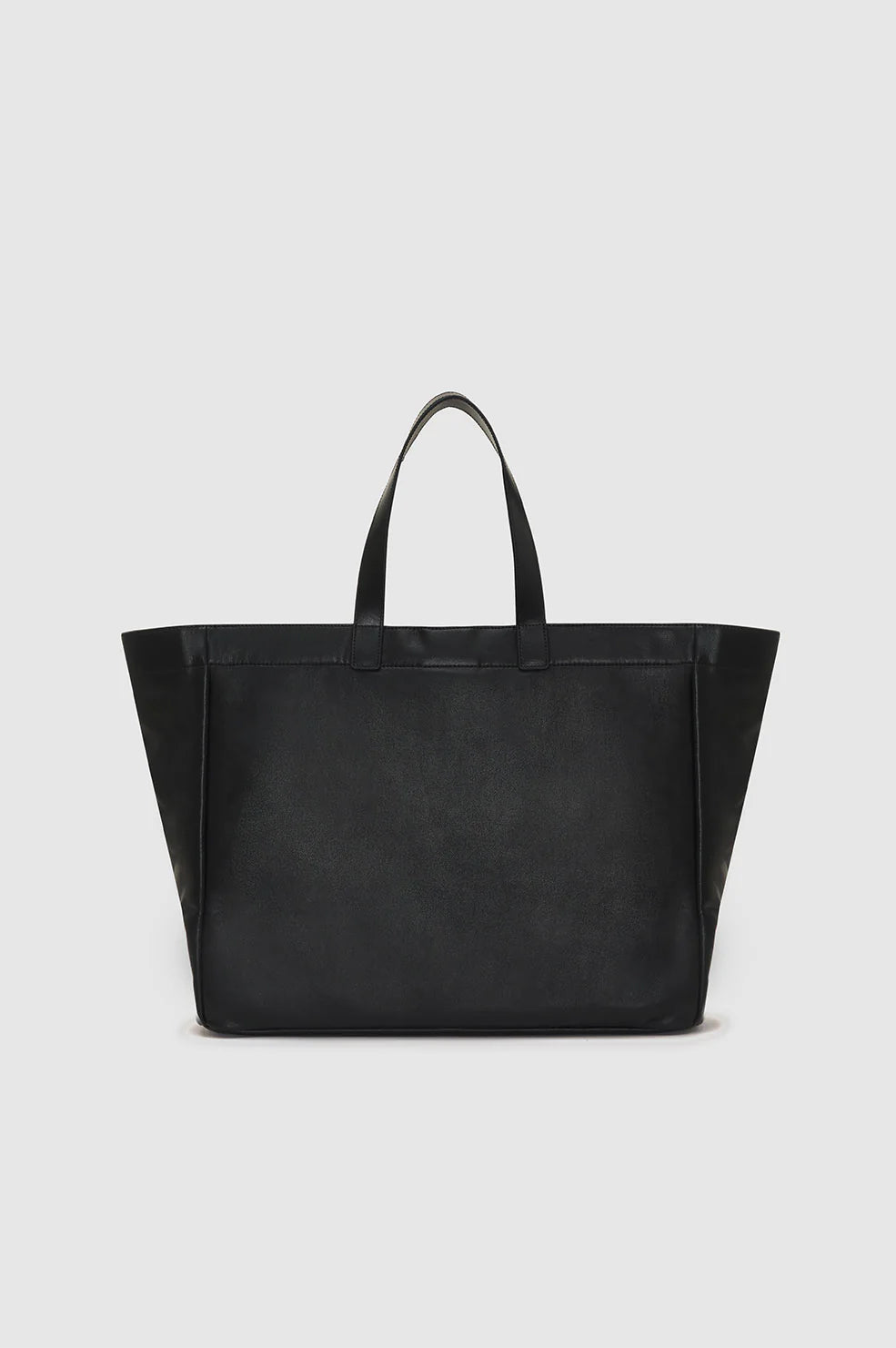 Anine Bing | Large Rio Tote - Black Recycled Leather
