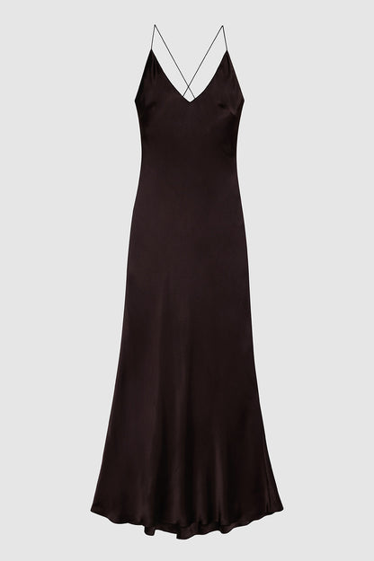Anine Bing | Laurel Dress - Deep Brown