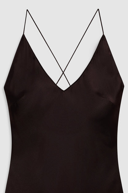 Anine Bing | Laurel Dress - Deep Brown