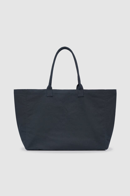 Anine Bing | Leo Canvas Tote - Washed Black & Green