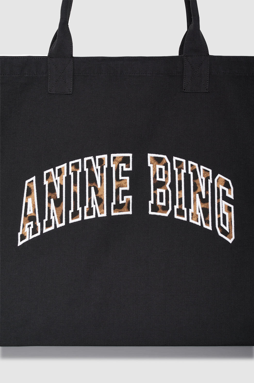 Anine Bing | Leo Canvas Tote - Washed Black