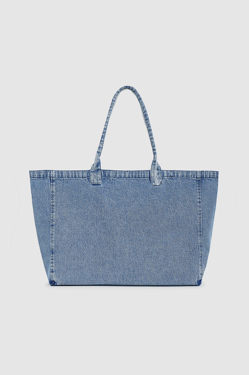 Anine Bing | Leo Denim Tote - Shadow Blue