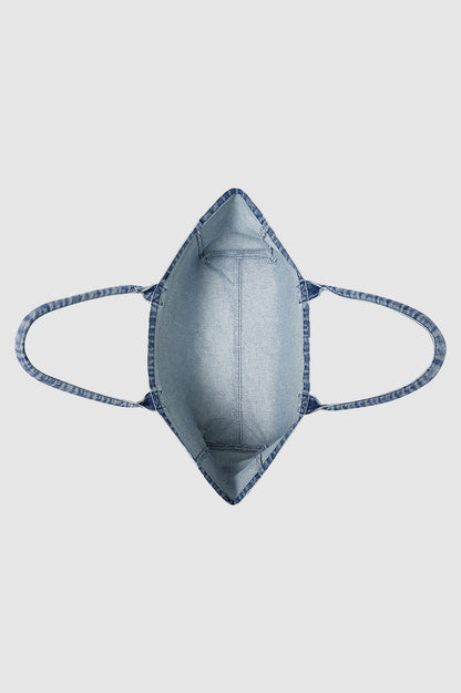 Anine Bing | Leo Denim Tote - Shadow Blue