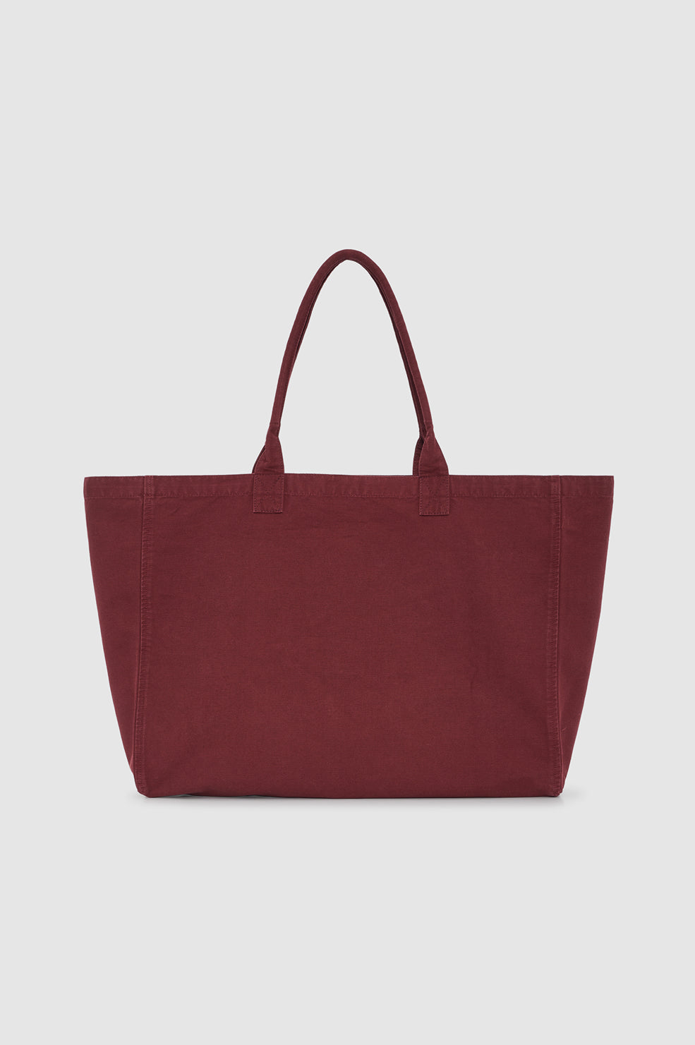 Anine Bing | Leo Canvas Tote Collegiate - Fig