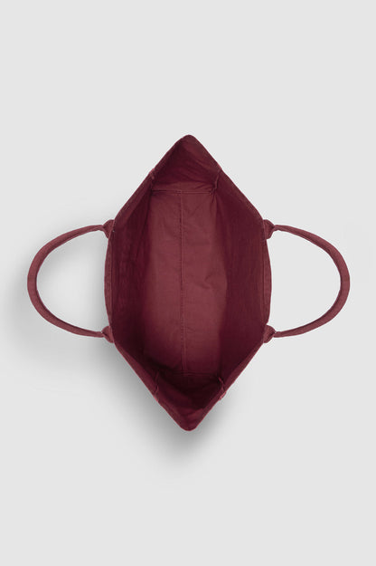 Anine Bing | Leo Canvas Tote Collegiate - Fig