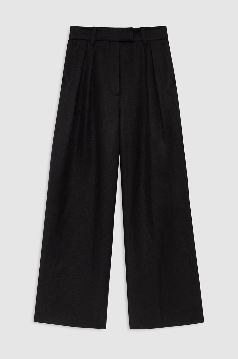 Anine Bing | Lou Trouser - Black Linen