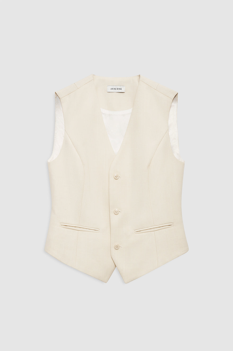 Anine Bing | Mario Vest - Ecru