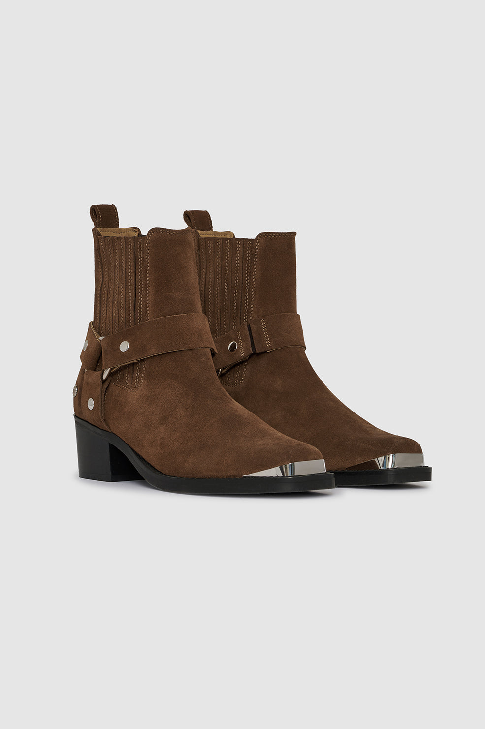 Anine Bing | Mid Biker Boots - Tobacco