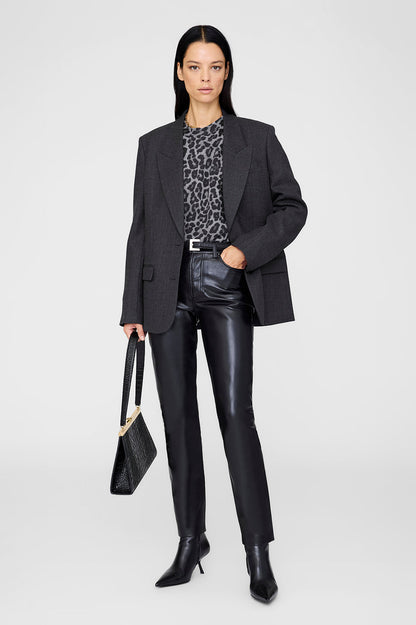 Anine Bing | Miles Sweatshirt - Grey Leopard