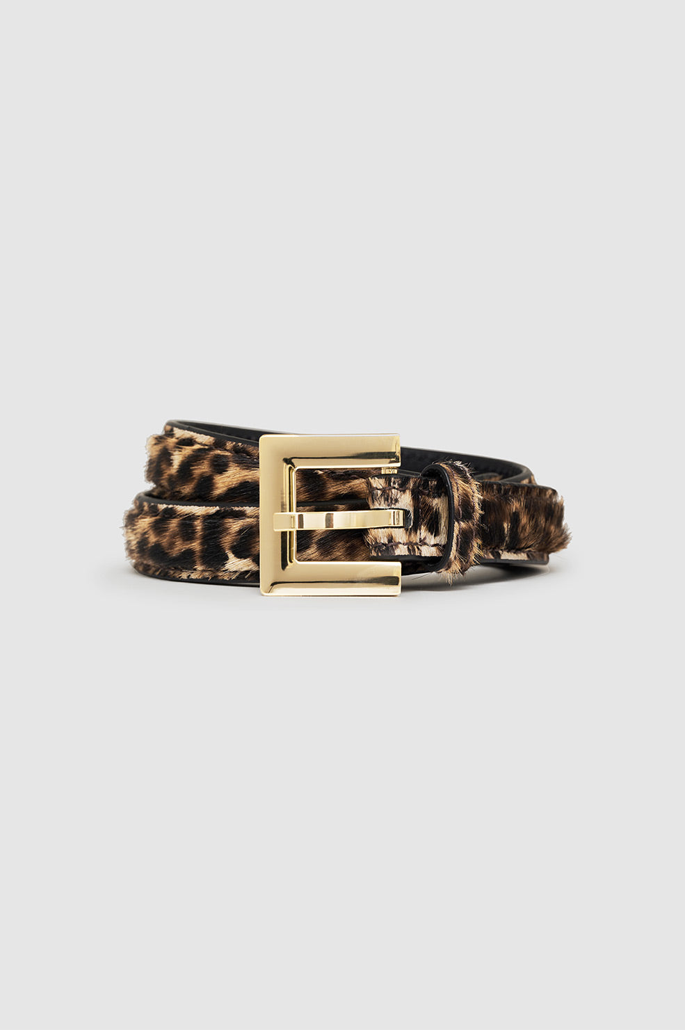 Anine Bing | Nicola Belt - Leopard Calf Hair