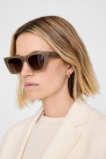 Anine Bing | Paris Sunglasses - Dark Olive