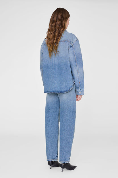 Aning Bing | Paxton Shirt - Baltic Blue