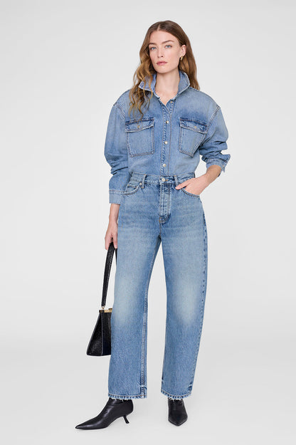 Aning Bing | Paxton Shirt - Baltic Blue