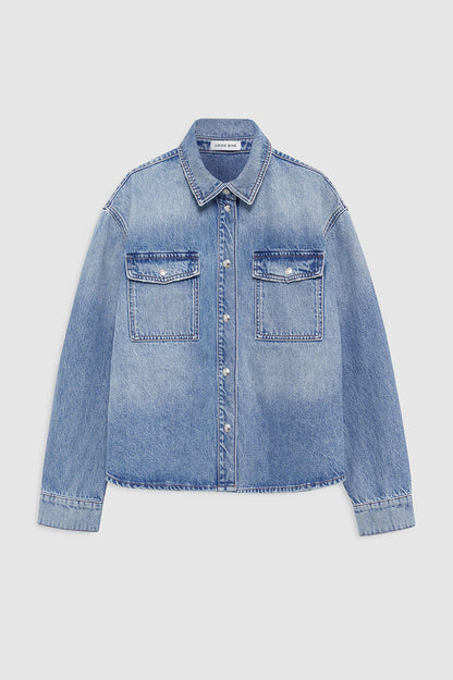 Aning Bing | Paxton Shirt - Baltic Blue