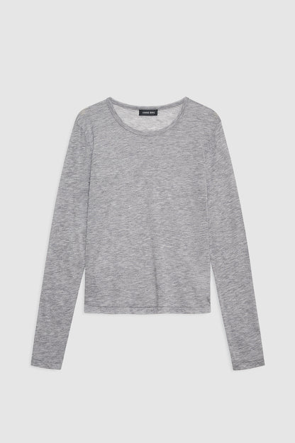 Anine Bing | Sylvie Long Sleeve Tee - Grey