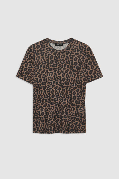 Anine Bing | Sylvie Tee - Black & Brown Leopard