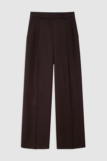 Anine Bing | Trent Trouser - Deep Brown