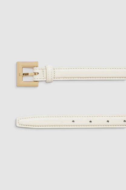 Anine Bing | Nicola Belt - Bone With Gold
