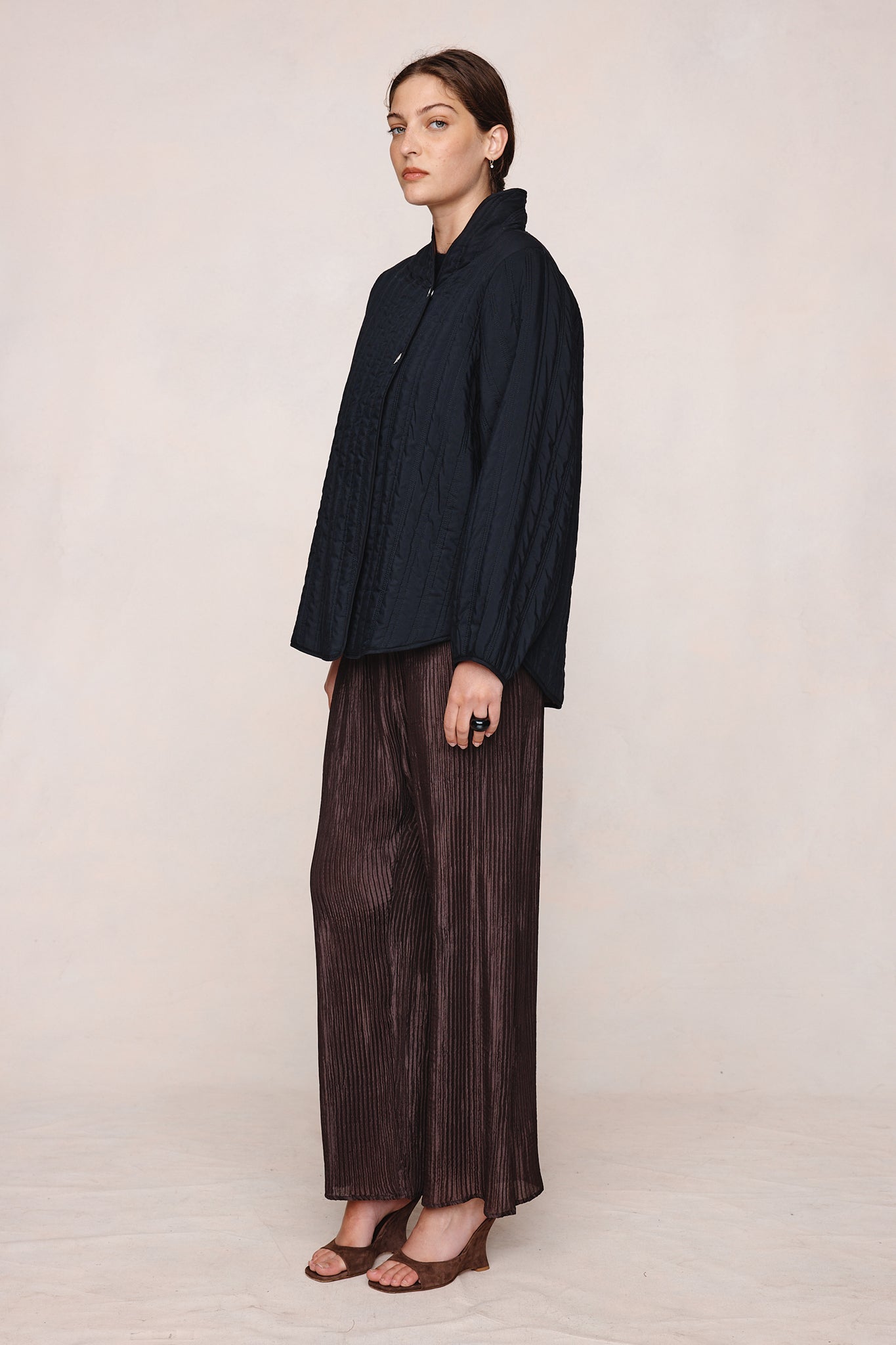 Marle | Agnes Jacket - Black / Tapenade