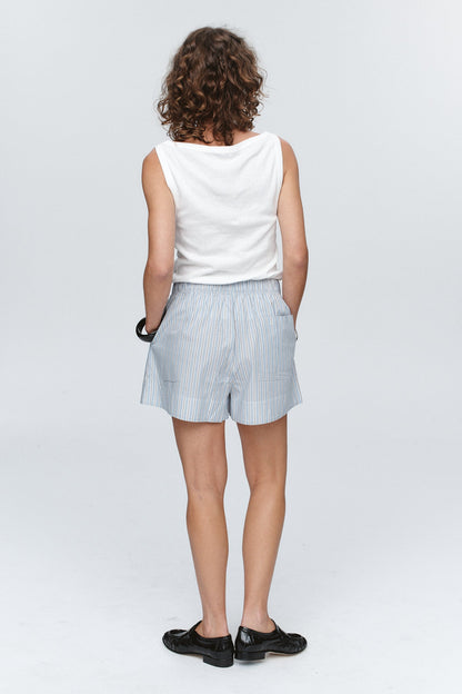 Marle | Alisa Short - Bleu Stripe
