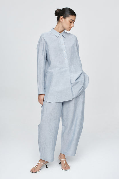 Marle | Anders Dress - Bleu Stripe