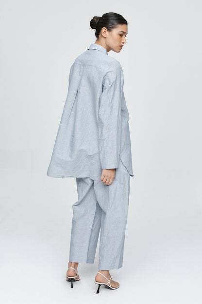 Marle | Anders Dress - Bleu Stripe