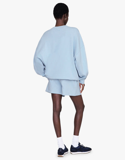 Anine Bing | Kam Short Framed Monogram - Pale Blue
