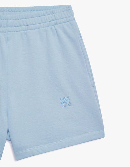 Anine Bing | Kam Short Framed Monogram - Pale Blue