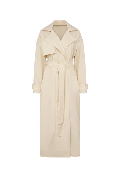 One Of Others | Ares Duster Coat - Ecru