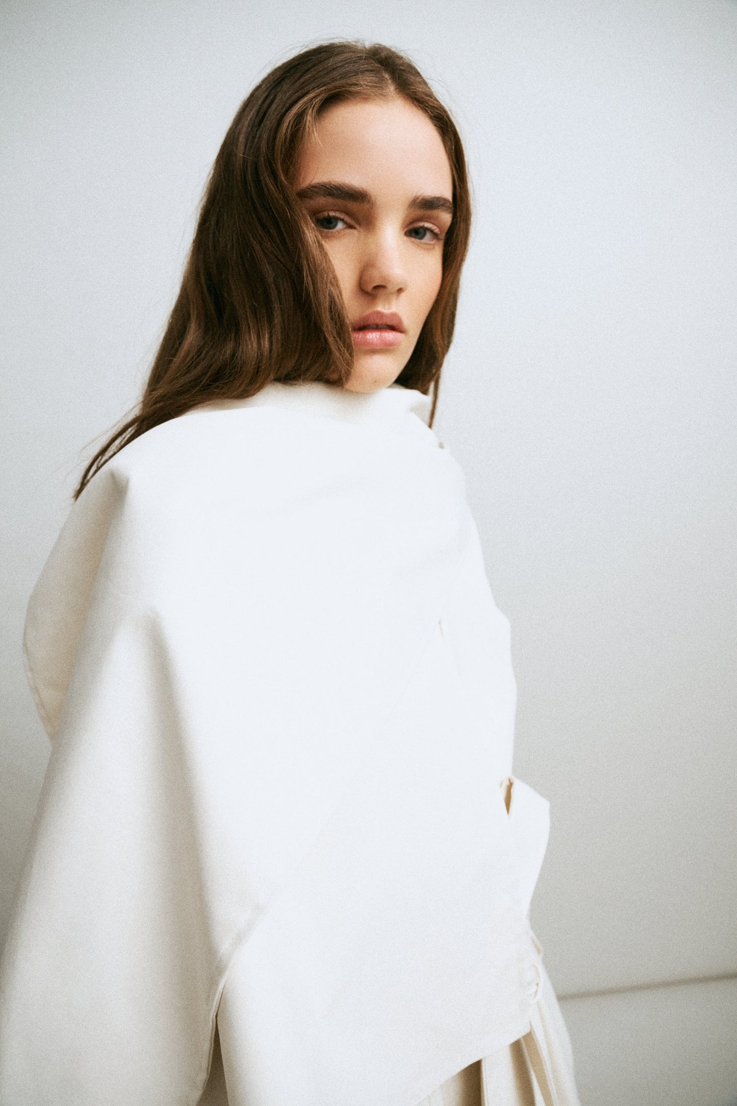 One Of Others | Ares Duster Coat - Ecru