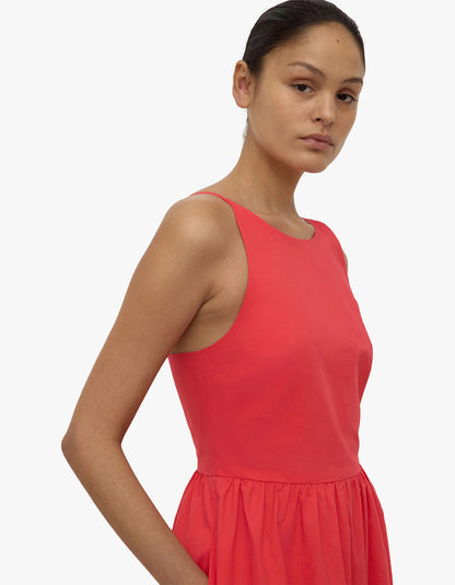 Assembly Label | Posie Midi Dress - Chilli