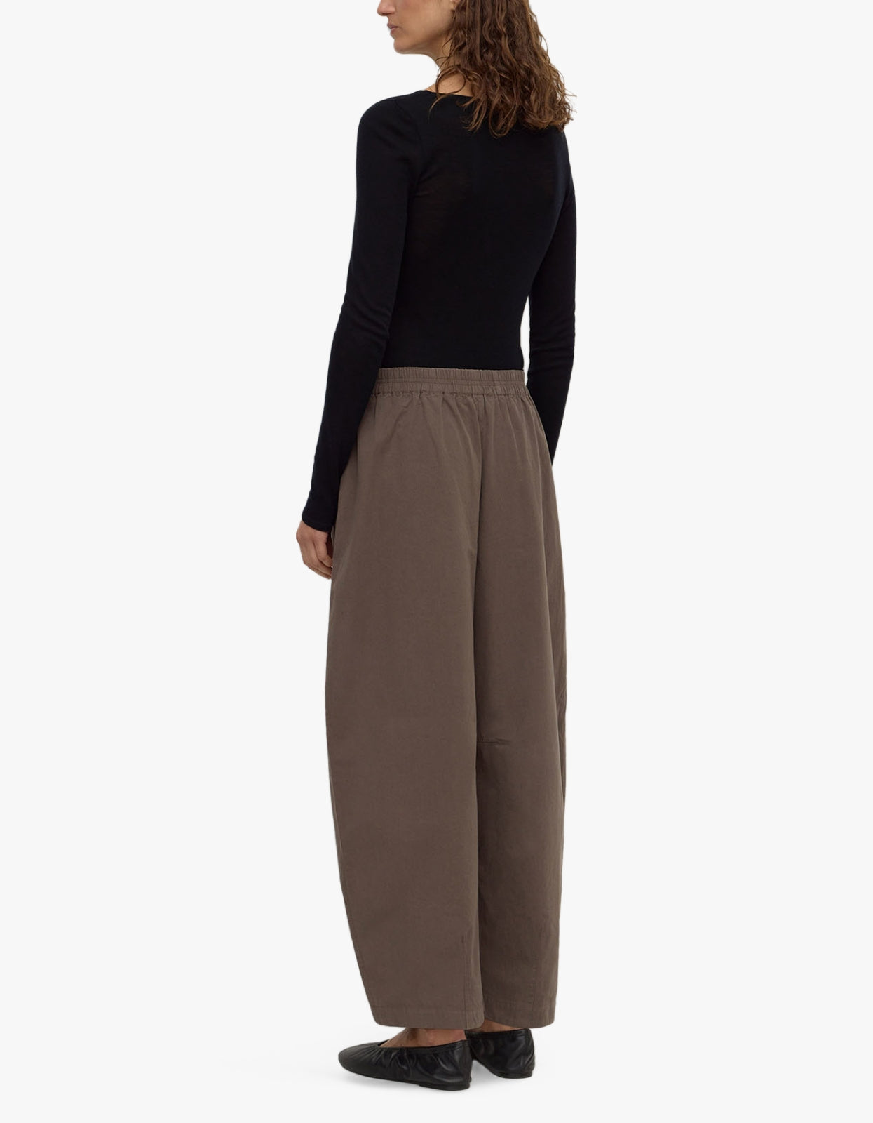 Assembly Label | Lola Barrel Pant - Bark