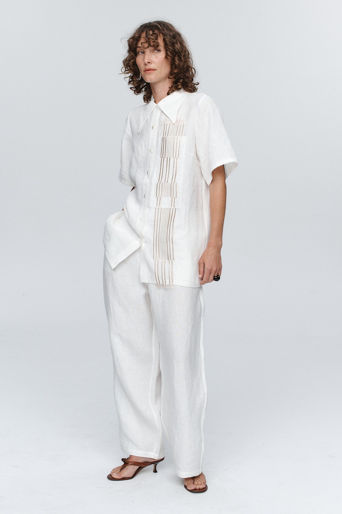 Marle | Atticus Shirt - Ivory