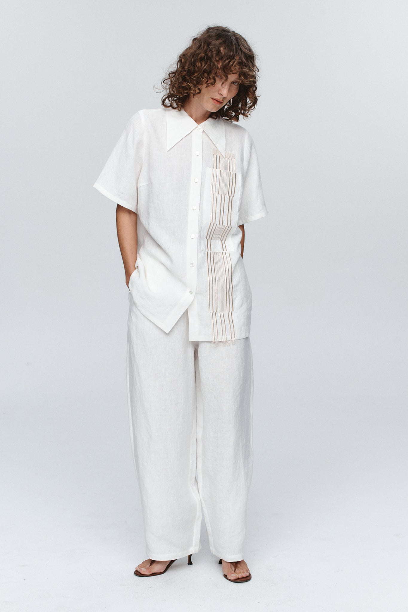 Marle | Atticus Shirt - Ivory