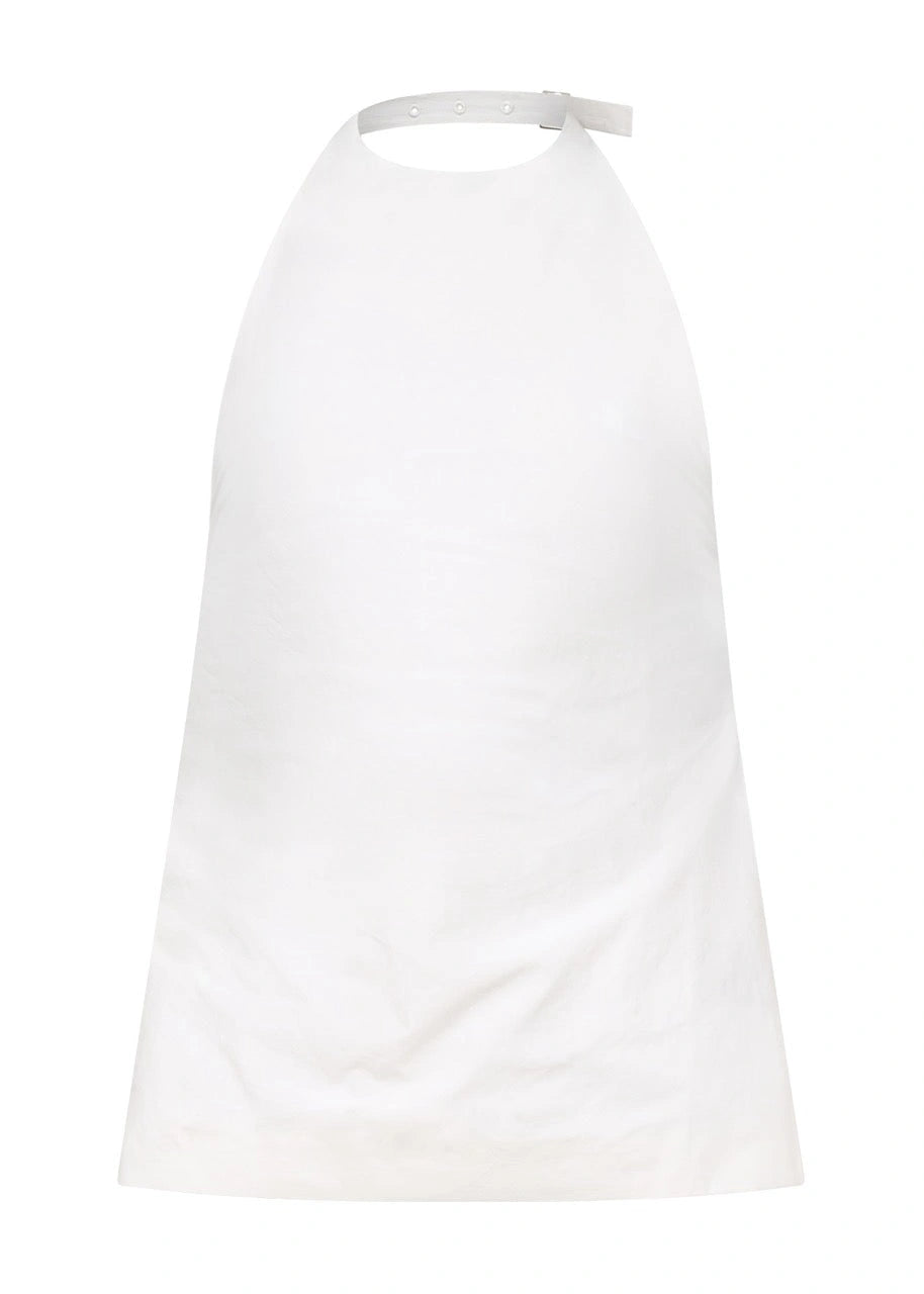 One of Others | August Halter Top - White