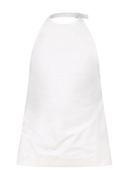 One of Others | August Halter Top - White