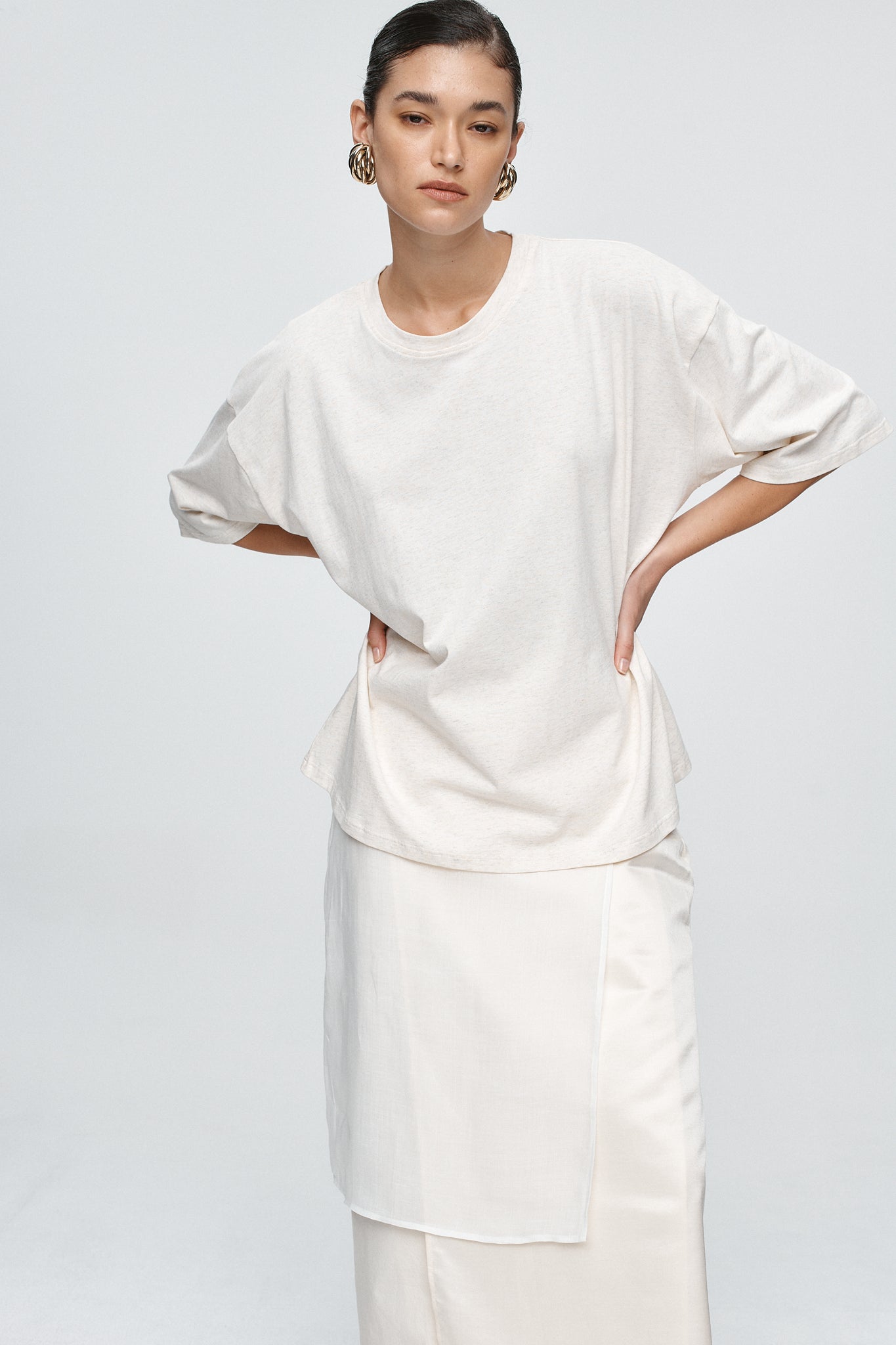 Marle | Austin Tee - Oat Marle