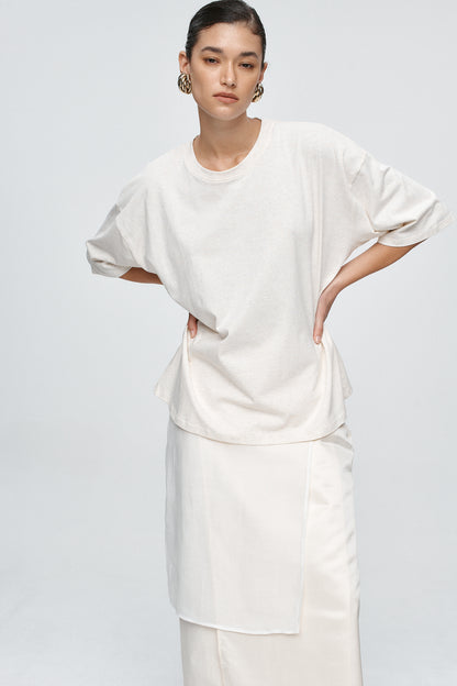 Marle | Austin Tee - Oat Marle