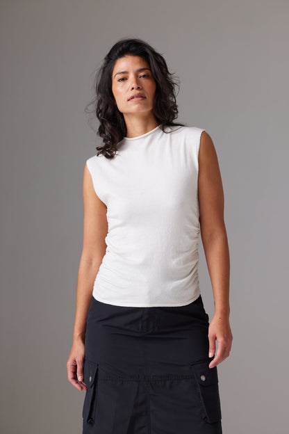 CRUSH | Davis Rouche Tank - White
