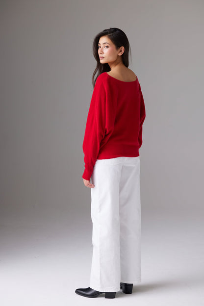 CRUSH | Yangon Boat Neck - Cherry