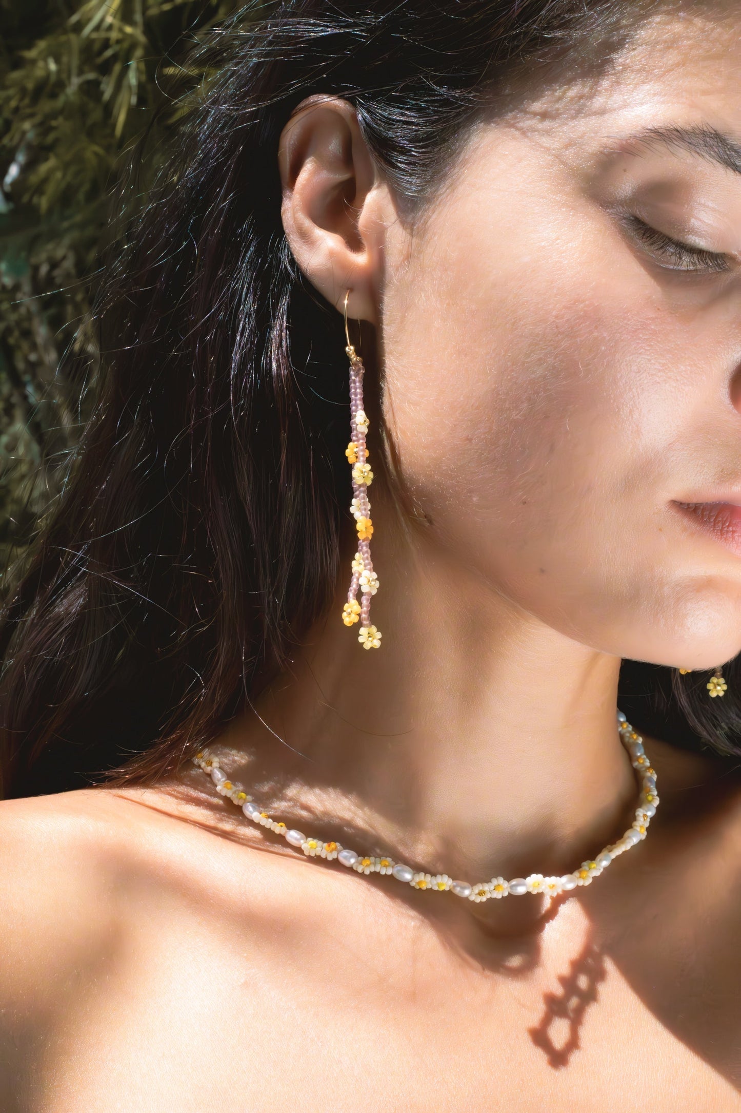Anni Lu | Daisy Flower Necklace - Gold