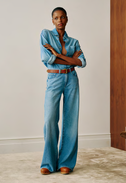 DL1961 | Addison Overshirt - Riverbank Aura